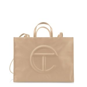 Telfar Cream Shopping Bag